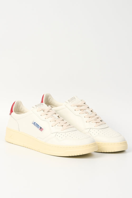 Autry Sneaker Medalist AULM-LL21 Bianco/rosso Uomo-2