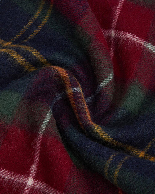 Barbour Sciarpa Wool Cash Rosso Uomo-2