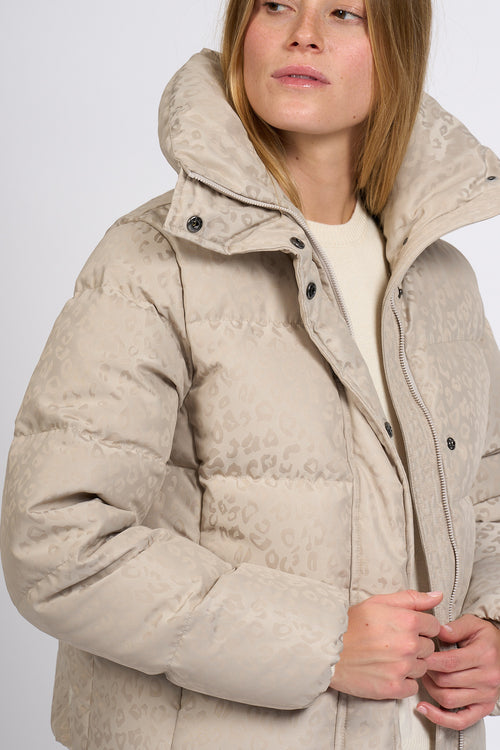 Colmar Originals Piumino Animalier Beige Donna