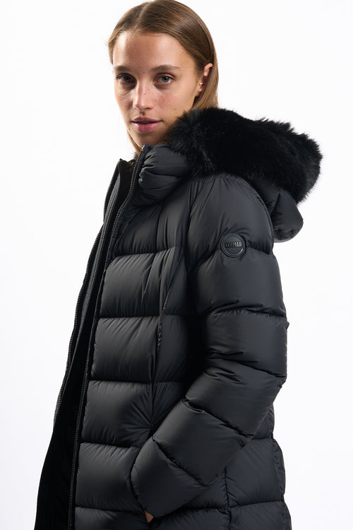 Colmar originals Piumino Midi Nero Donna-2