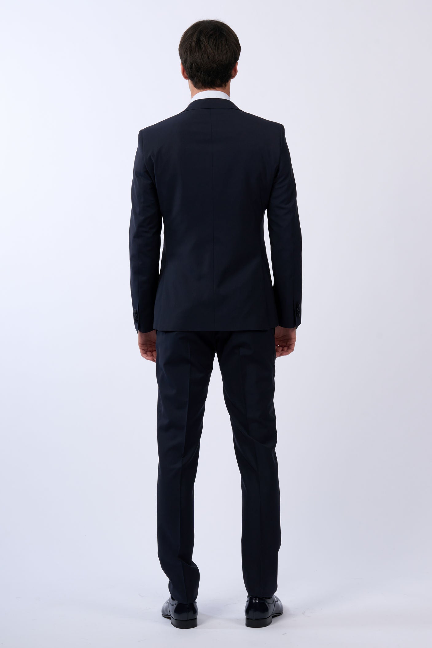 Corneliani Smoking con Gilet Blu Uomo-4