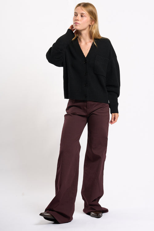 Department5 Pantalone Pretender Bordeaux Donna-2