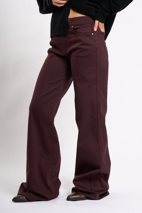 Department5 Pantalone Pretender Bordeaux Donna