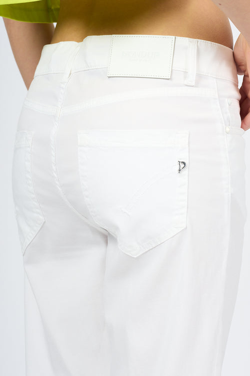 Dondup Koons Jeans Leggero Bianco Donna-2