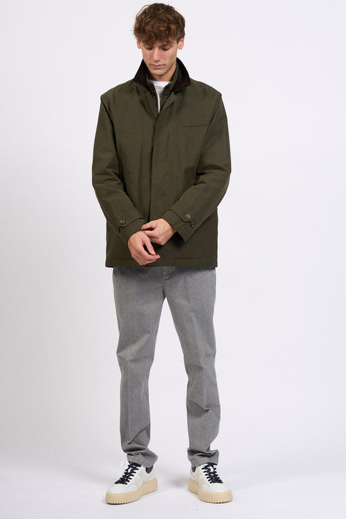 Fay Giaccone Morning Raincoat Verde Uomo-2