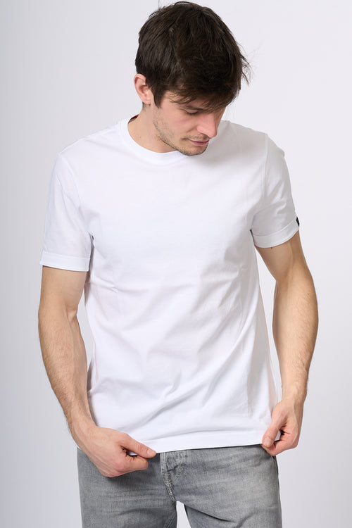 Fay T-shirt in Jersey Bianco Uomo