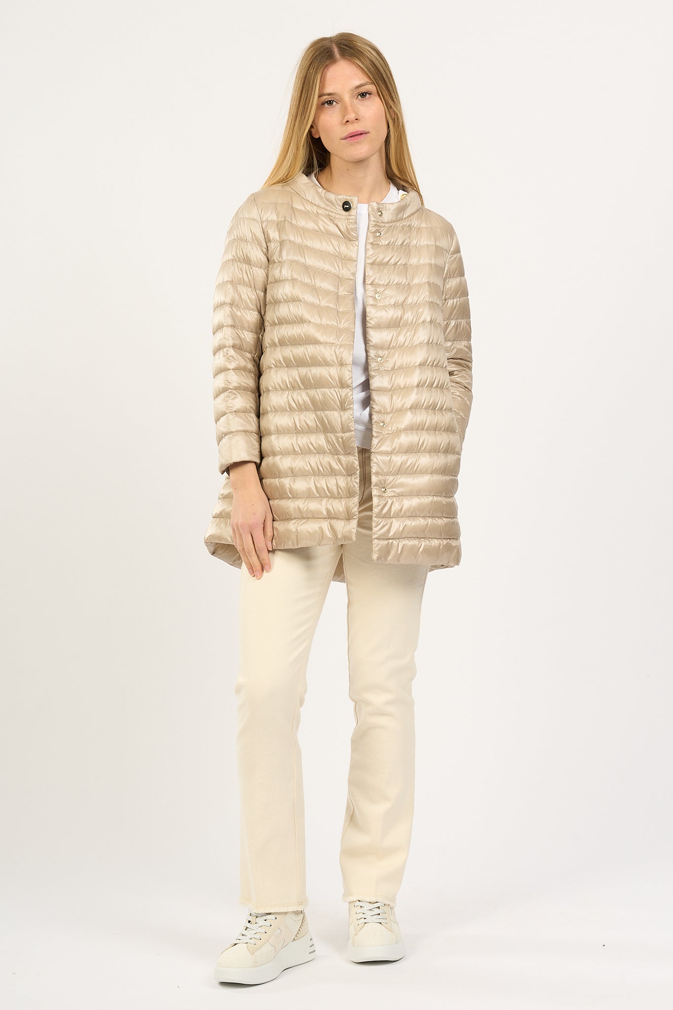 Herno Piumino Rossella Midi Chantilly Donna-3