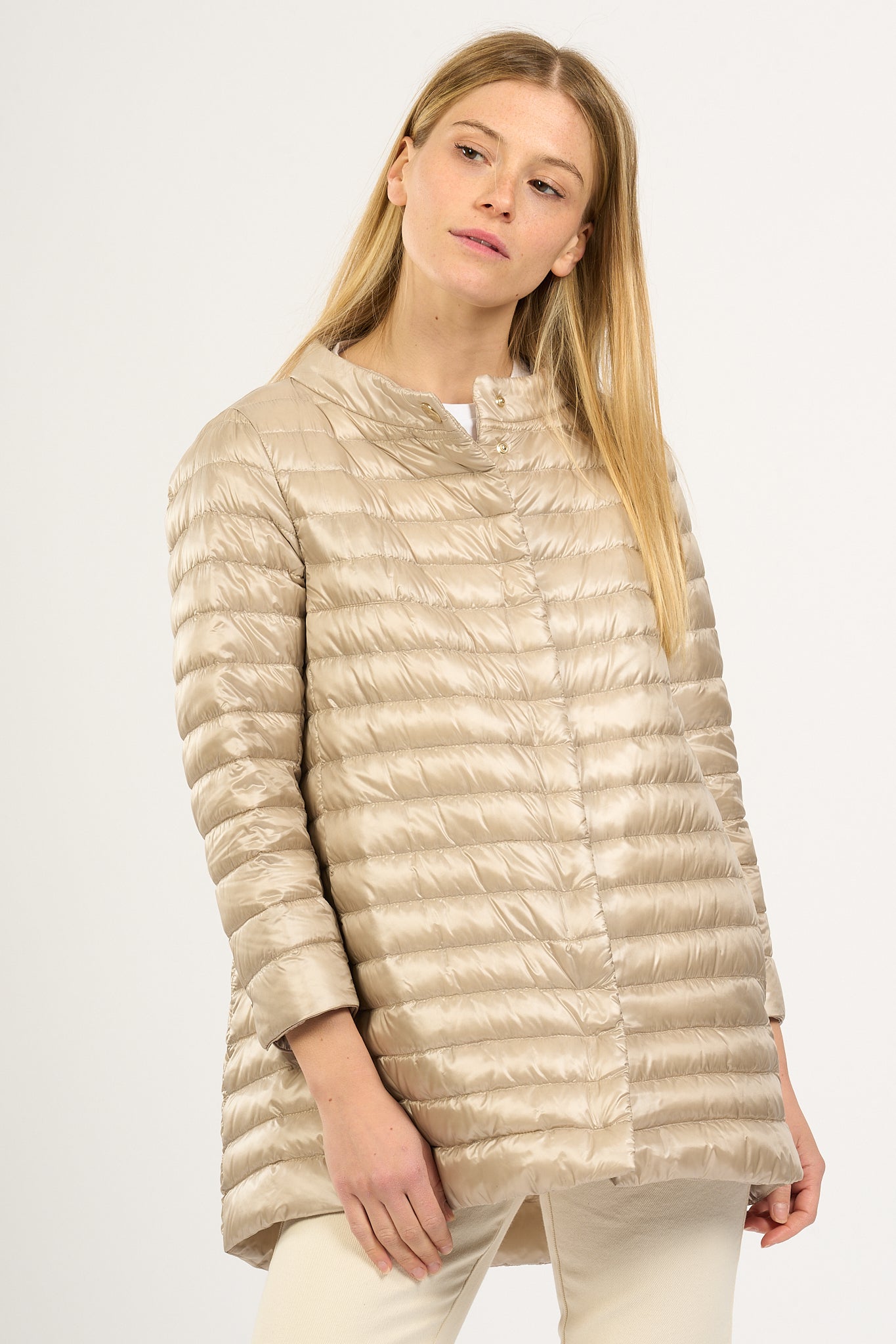 Herno Piumino Rossella Midi Chantilly Donna-1