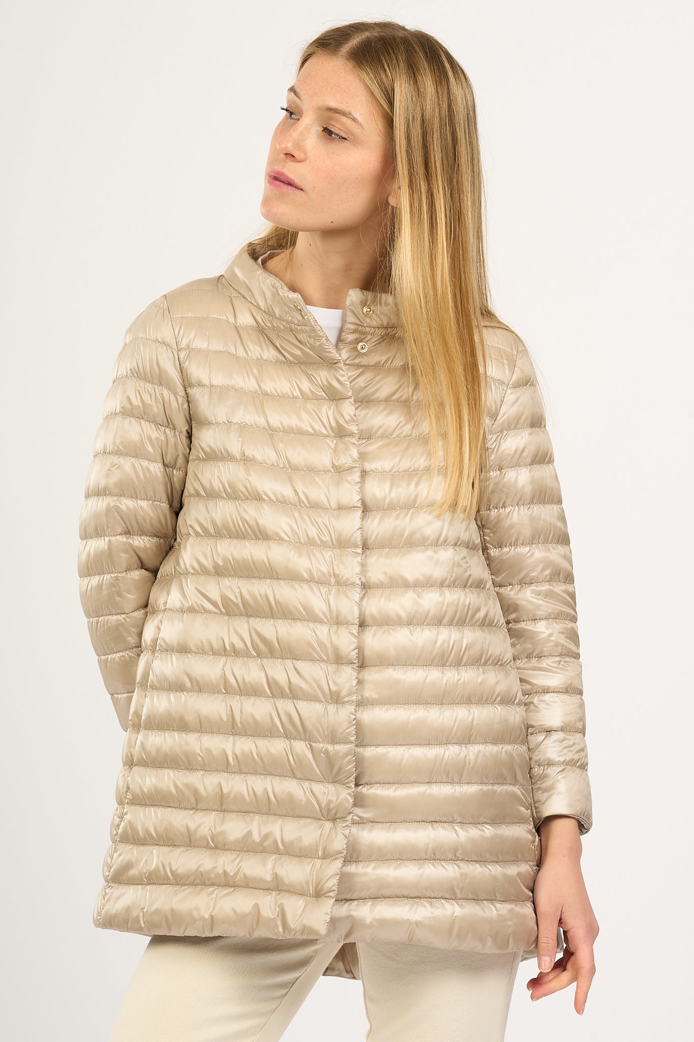 Herno Piumino Rossella Midi Chantilly Donna-4