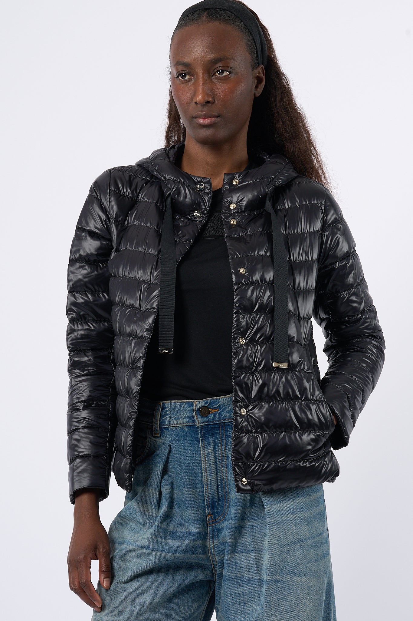 Piumino Oversize Herno Piumino Nero Donna Herno Piumino Lungo