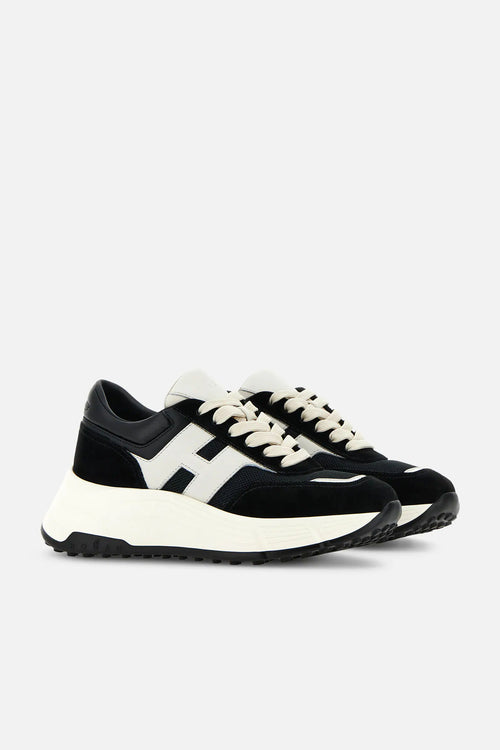 Hogan Sneaker Hi-Fi Nero/bianco Donna-2