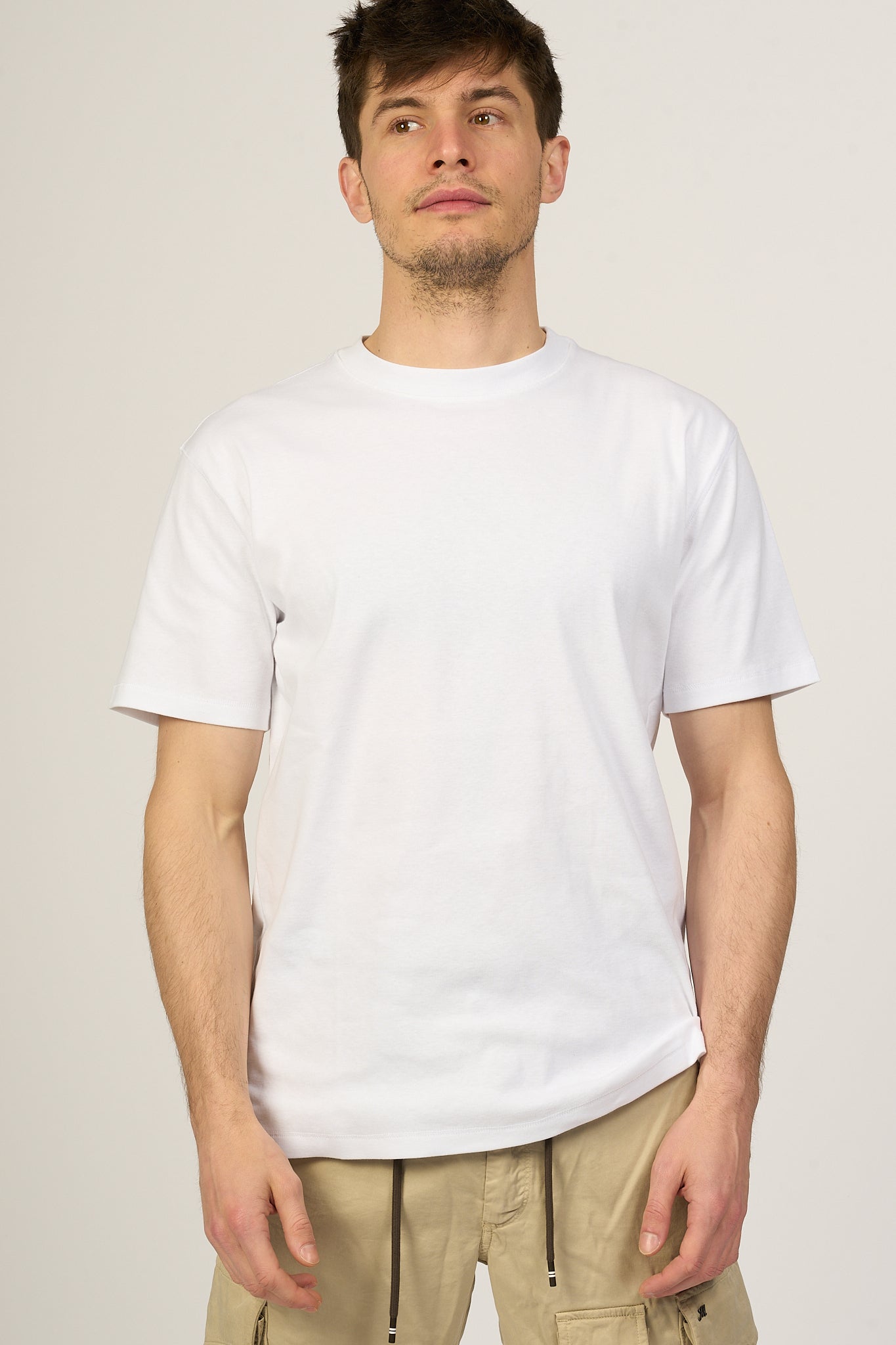 Hosio T-shirt Bianco Uomo-1