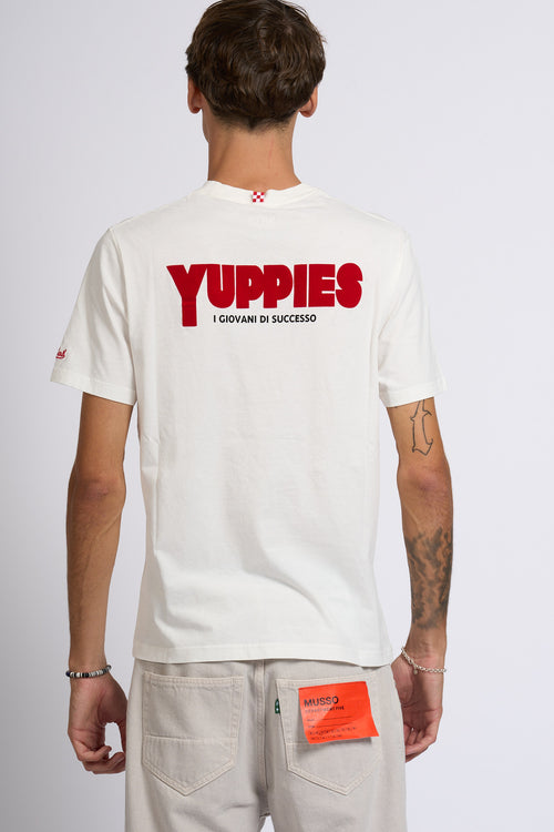 Mc2 saint barth T Shirt Yuppies Bianco Uomo-2