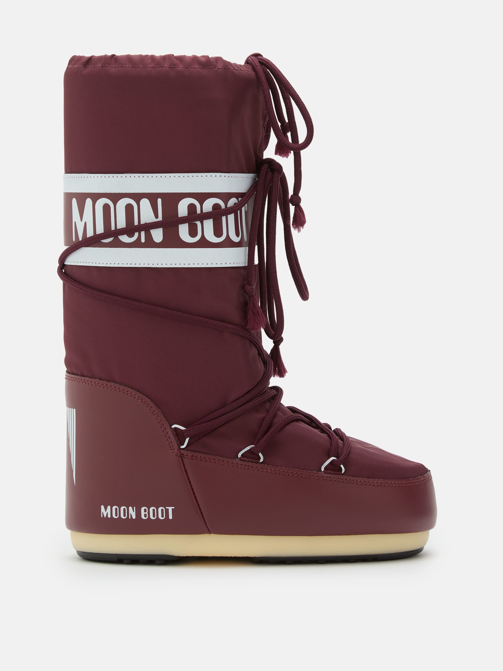 Moon boot Doposci Icon Alto Nylon Bordeaux Donna-1