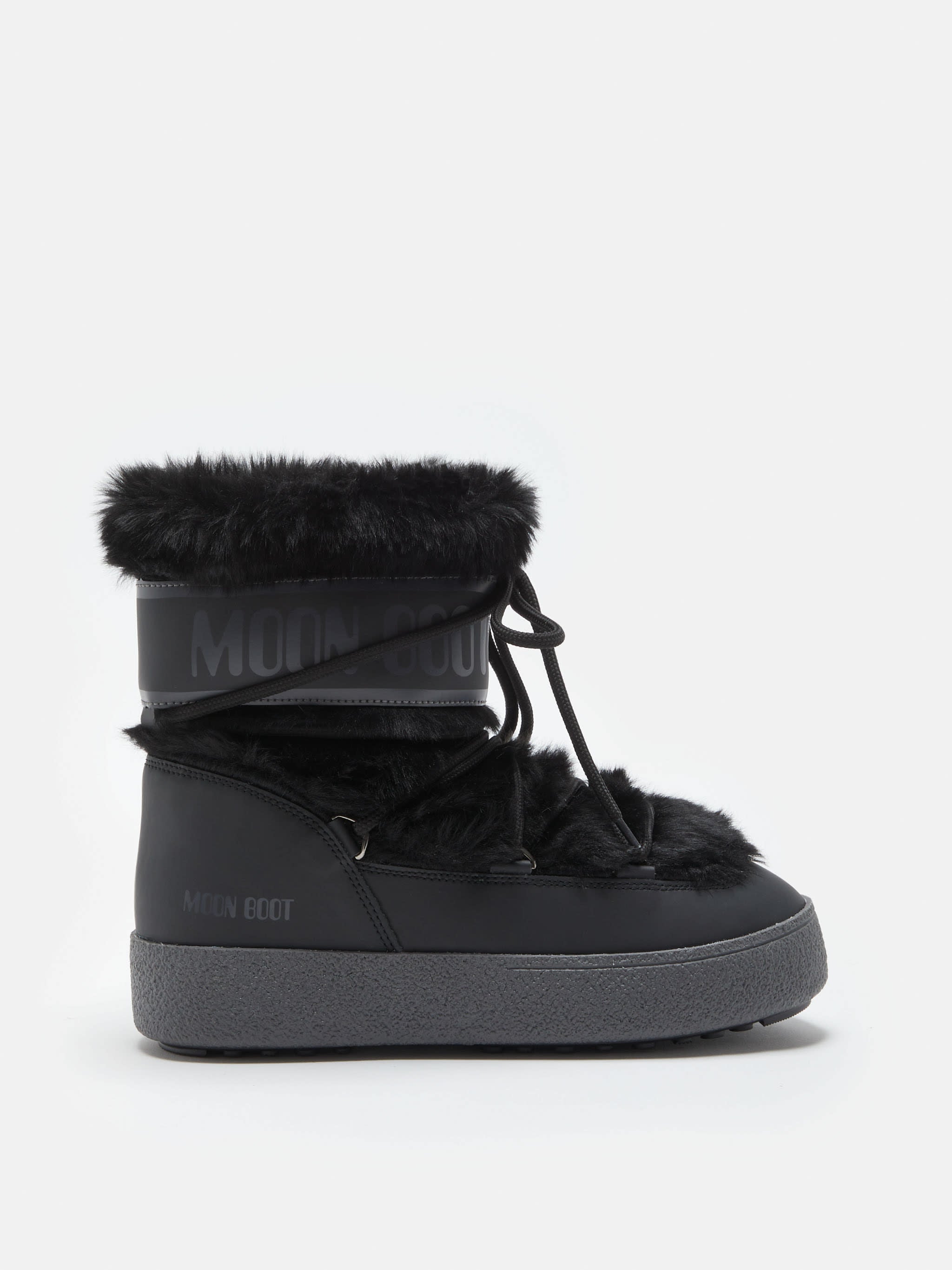 Moon boot Stivale Ltrack Faux Fur Nero Donna-1