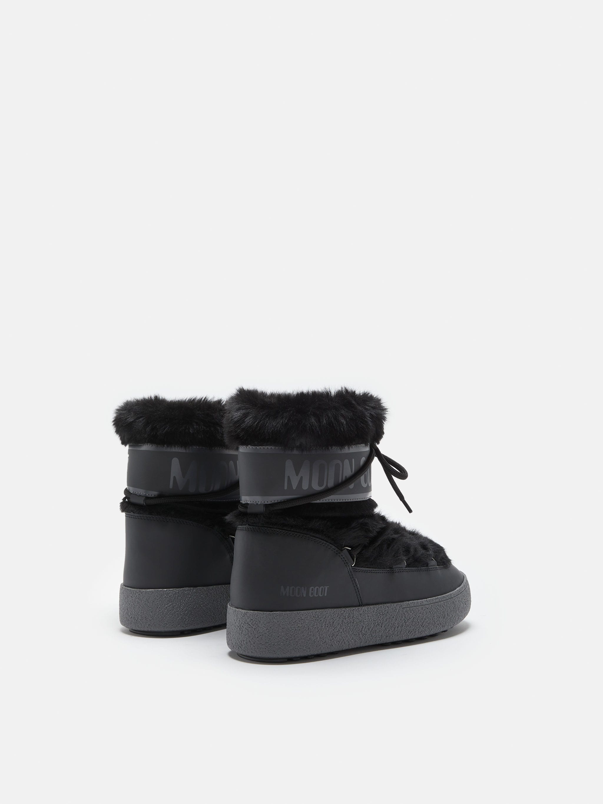 Moon boot Stivale Ltrack Faux Fur Nero Donna-4