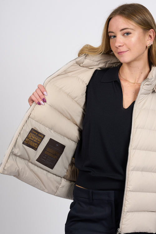 Moorer Cappotto Con Piumino Sabbia Donna-2