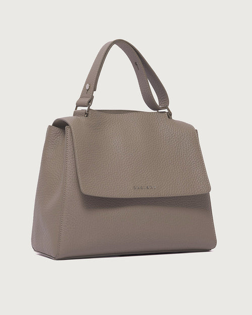 Orciani Borsa Sveva Media Soft Taupe Donna-2