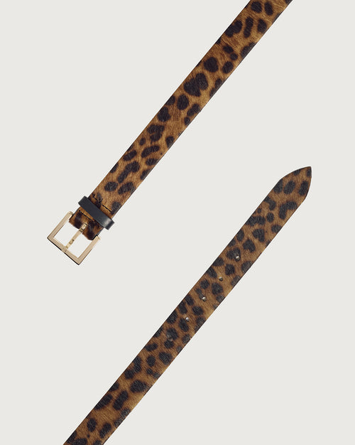 Orciani Cintura Cavallino Leopard Donna-2