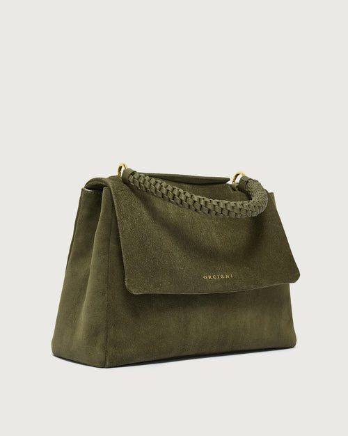 Orciani Sveva Media Suede Verde Bosco Donna-2