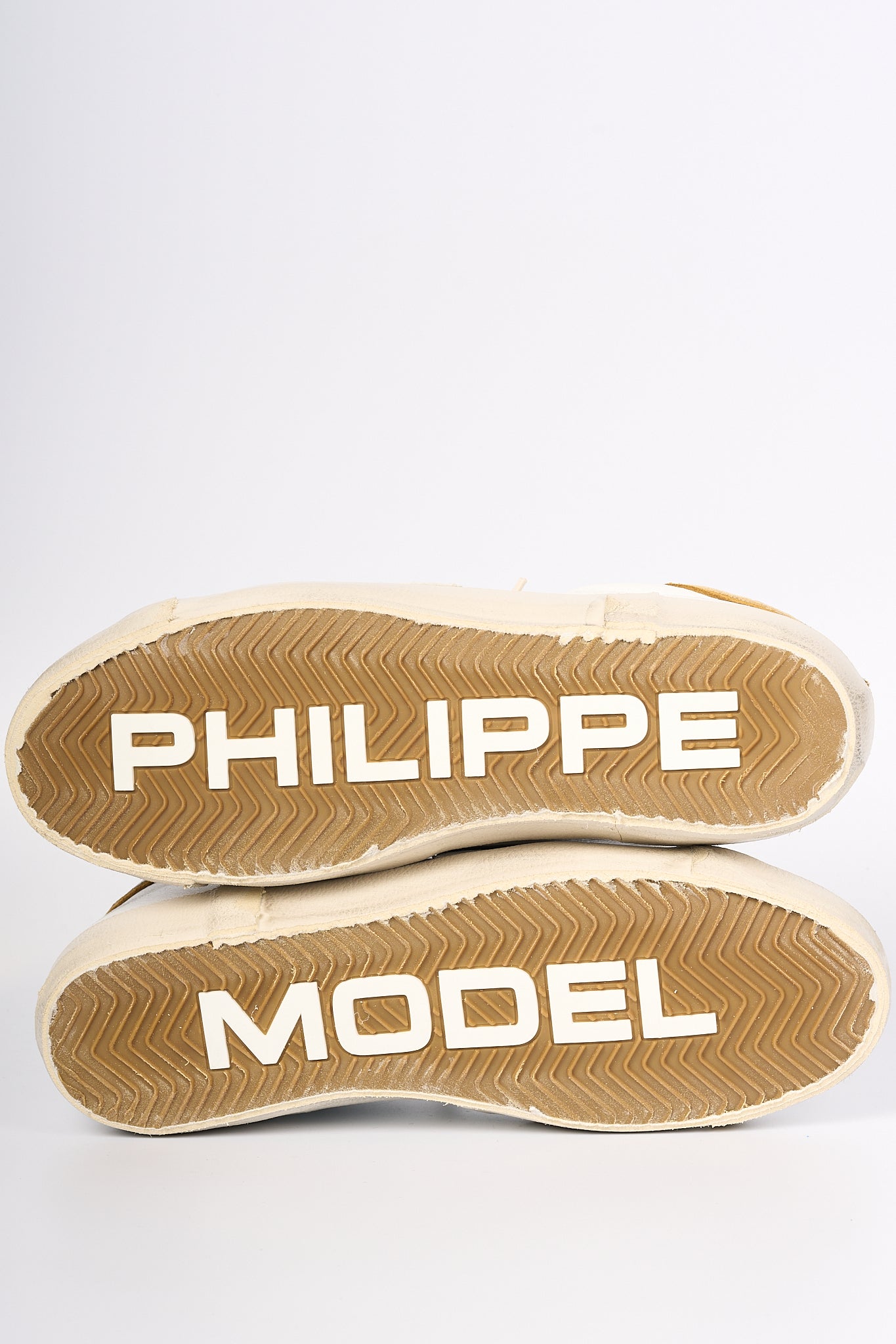 Philippe Model Sneaker Paris Bianco/Mustard Uomo-6