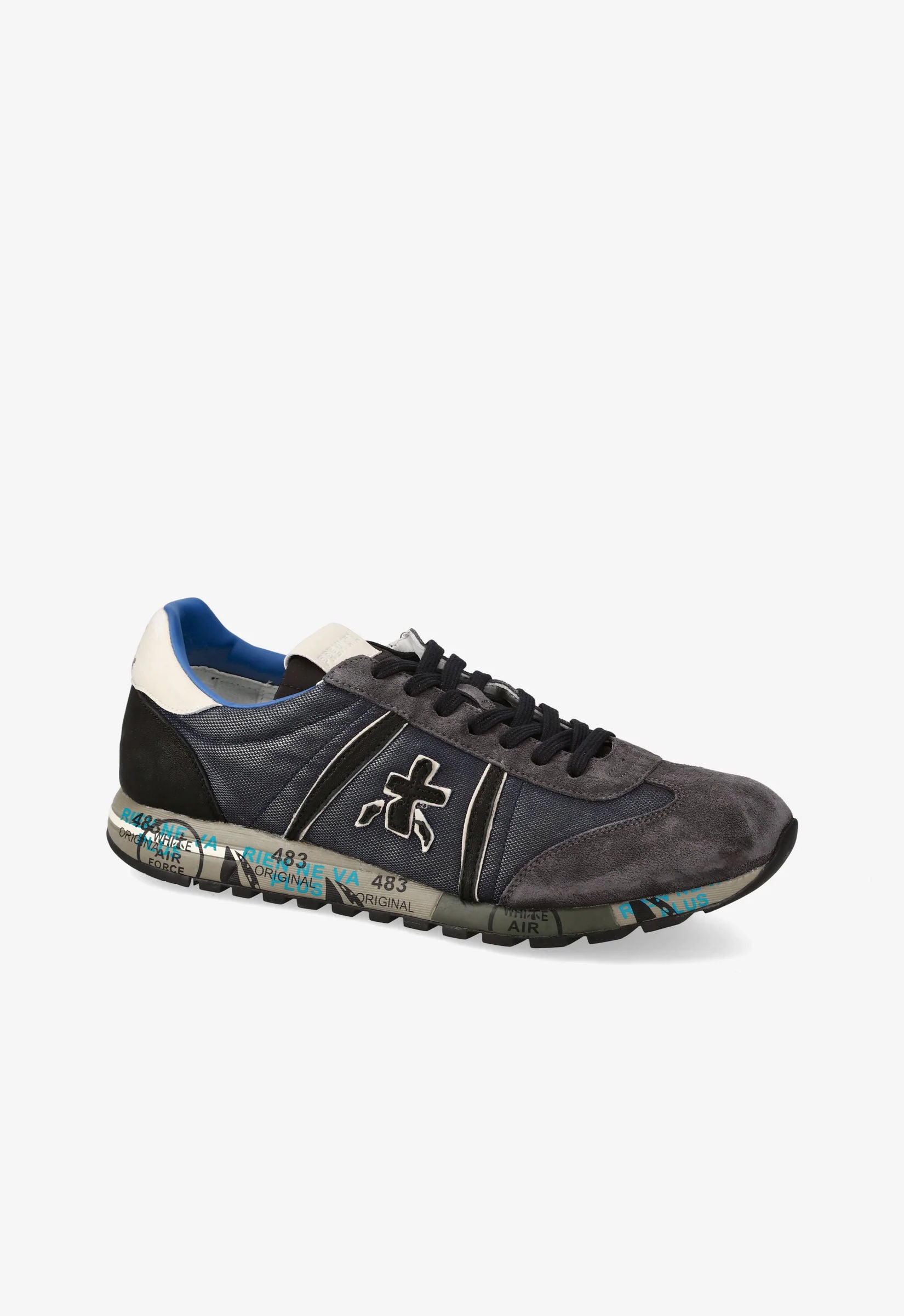 Premiata Sneaker Lucy 7770 Grigio/blu Uomo-2