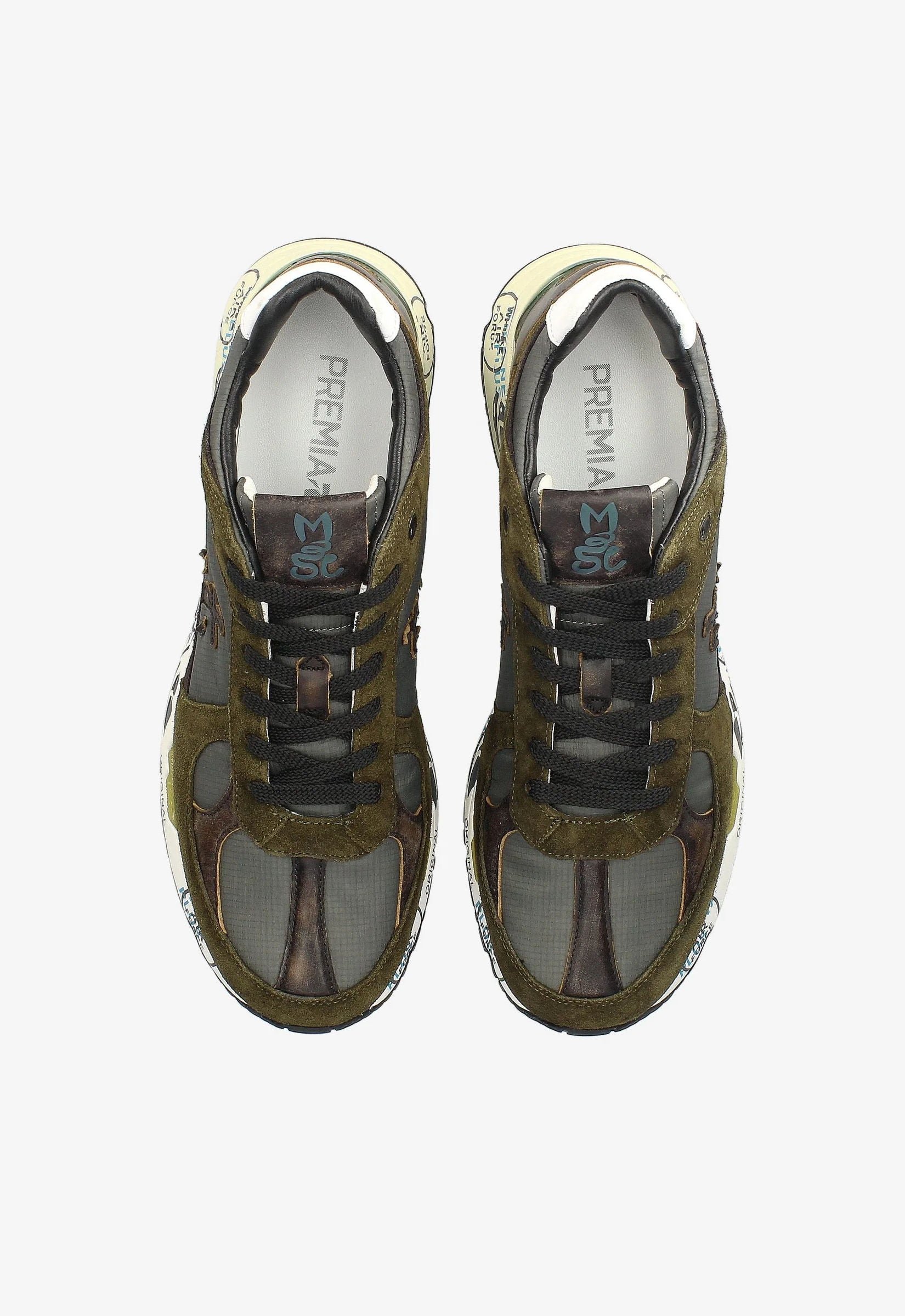 Premiata Sneaker Mase 4005 Verde militare Uomo-5