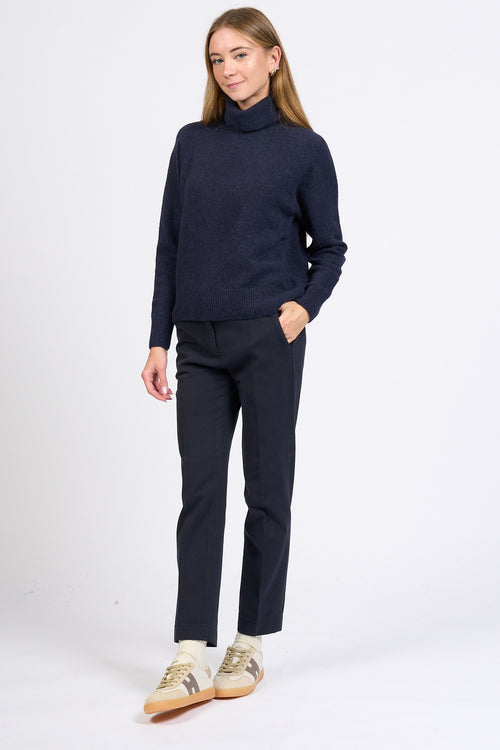 Slowear Dolcevita Alpaca Blu Donna-2