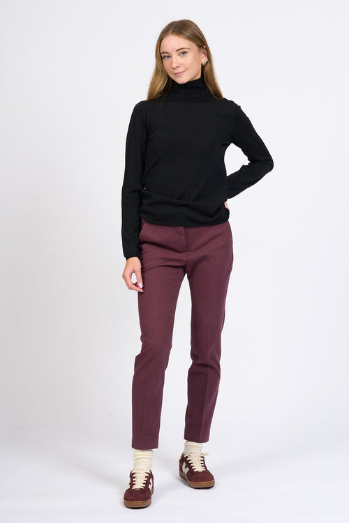 Slowear Dolcevita Flexwool Nero Donna-2