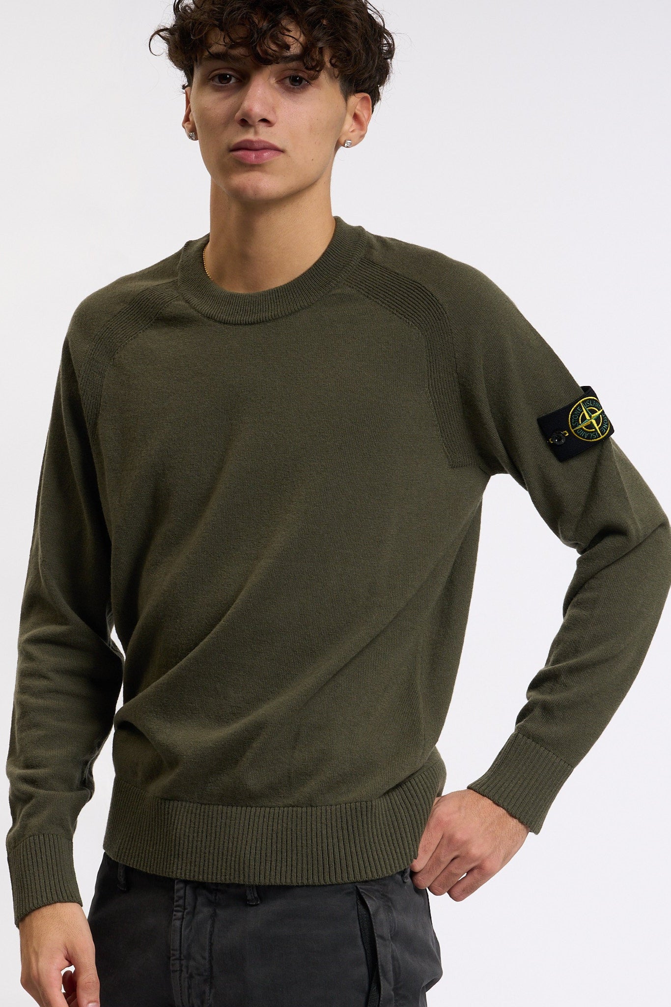 Stone island Maglia Geelong Militare Uomo