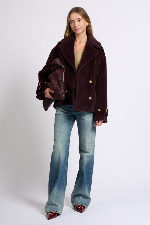 Tagliatore Cappotto Sheila Bordeaux Donna-2