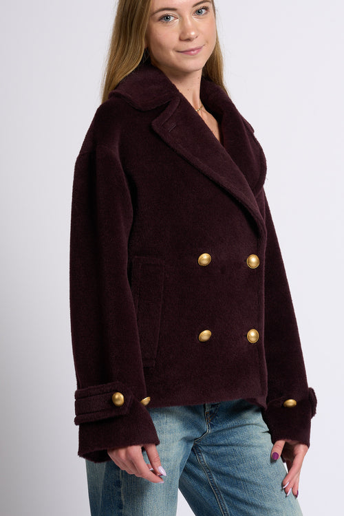 Tagliatore Cappotto Sheila Bordeaux Donna