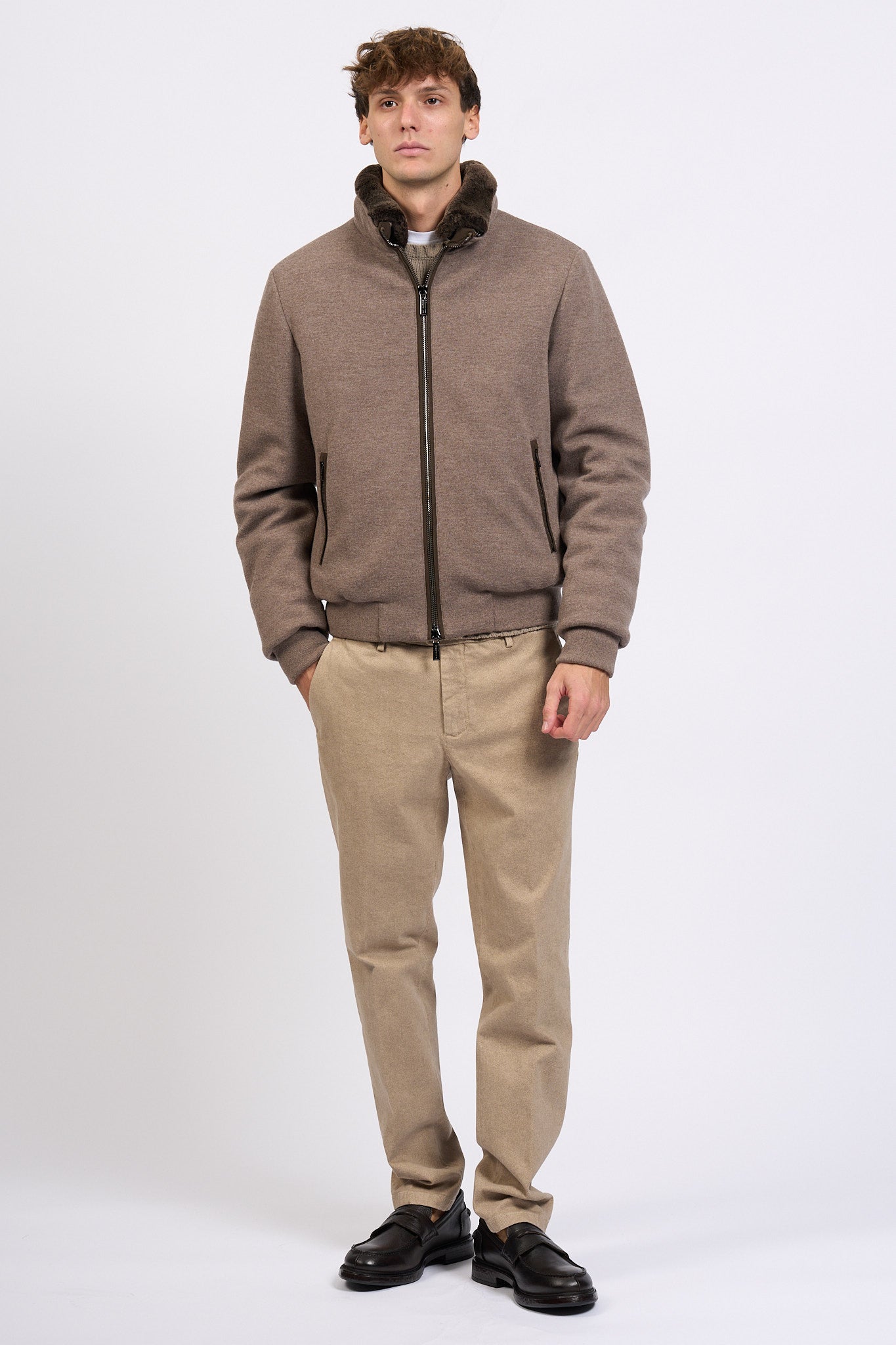 Teleria Zed Pantalone Capital Beige Uomo-7