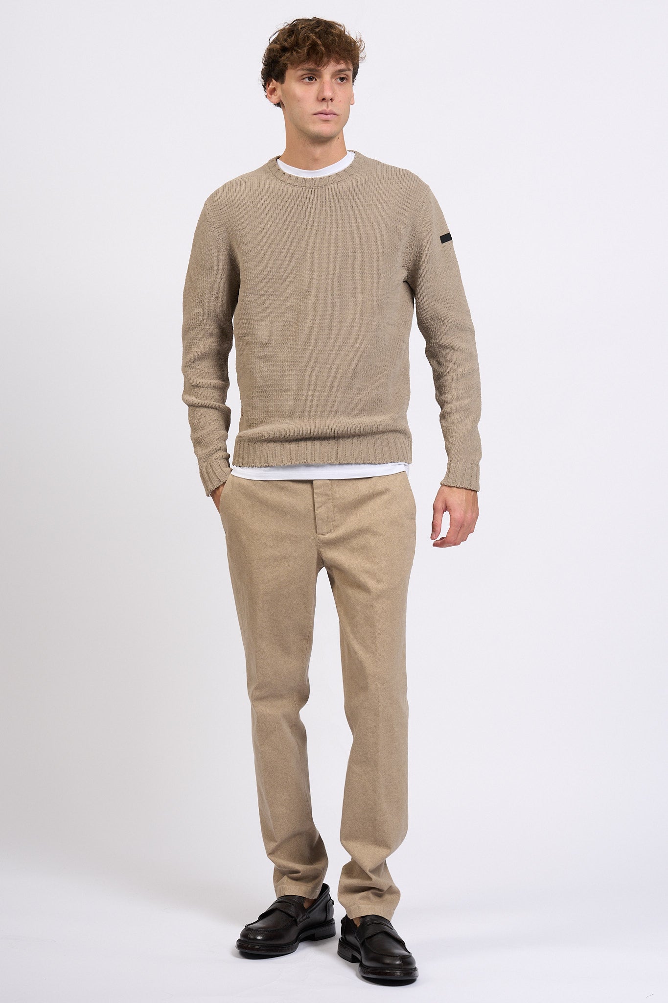 Teleria Zed Pantalone Capital Beige Uomo-3