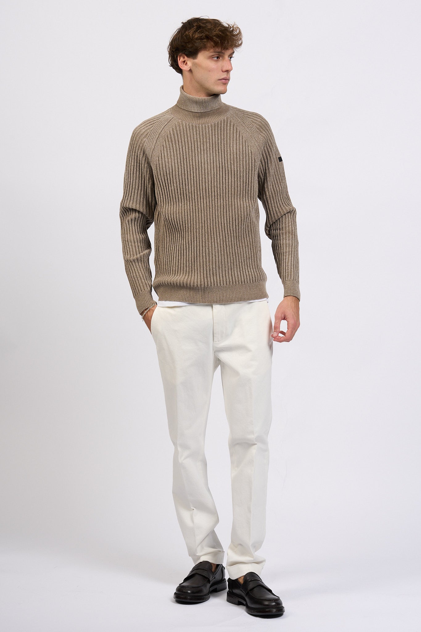 Teleria Zed Pantalone Edward Naturale Uomo-3