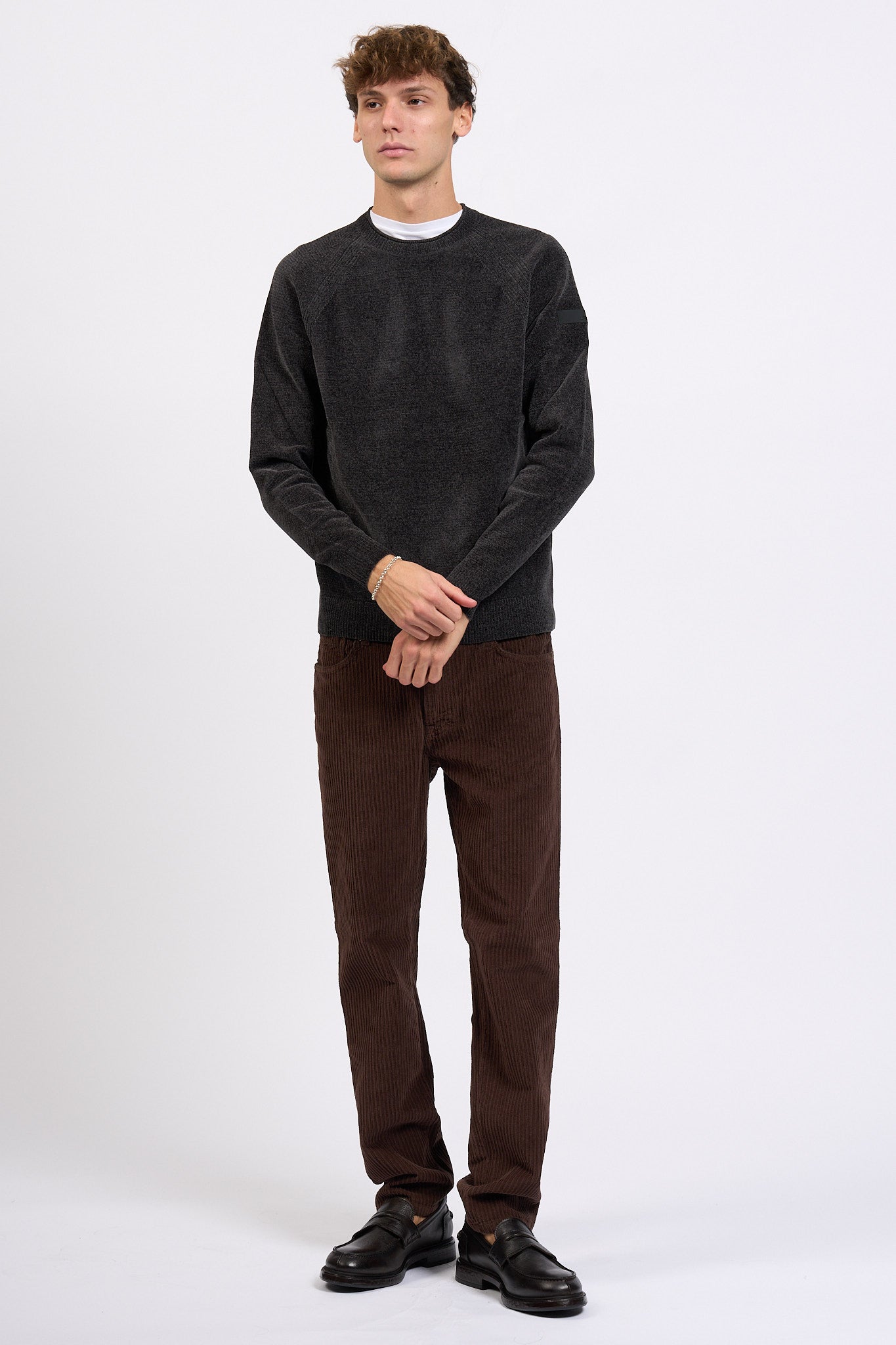 Teleria Zed Pantalone Mark Marrone Uomo-6