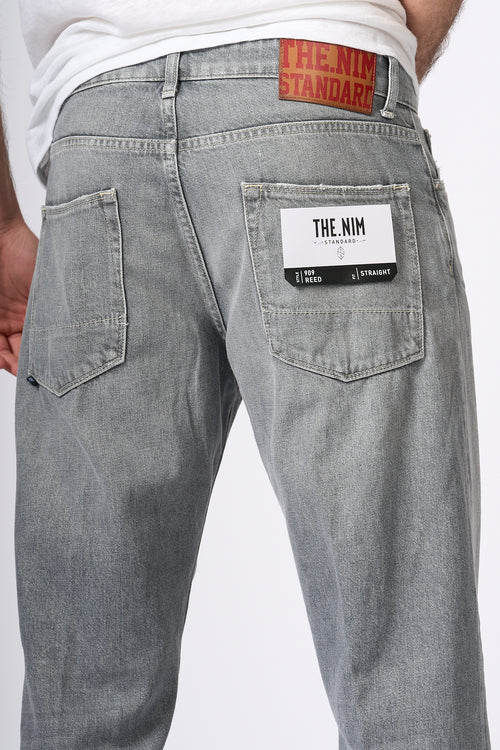 The Nim Jeans Reed Grigio Uomo-2