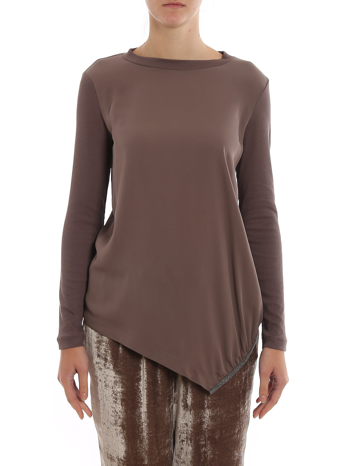 Maglia marrone cheap donna