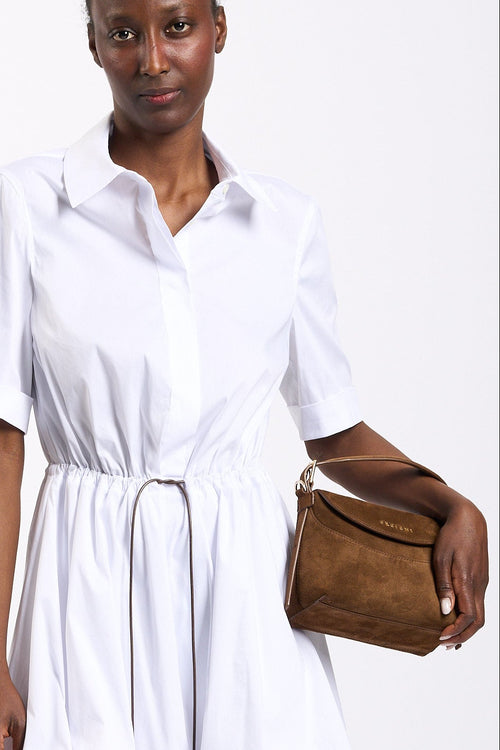 Orciani Borsa NANA PEACH Small Cocoa Donna