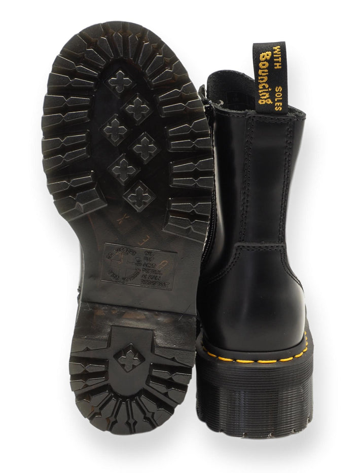 Dr. Martens Anfibio Zeppa Jadon Smooth Nero Donna-4