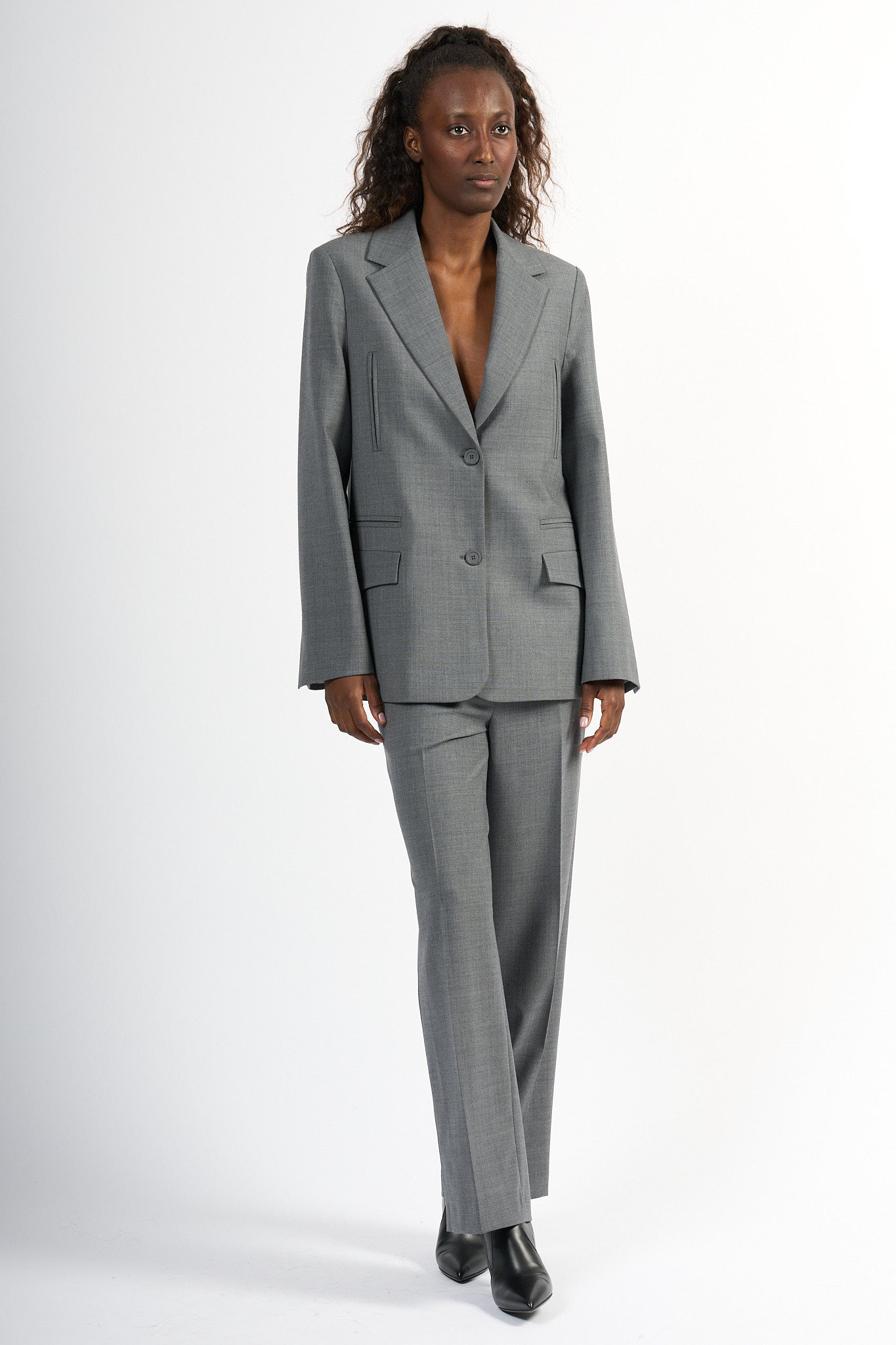 Semicouture Pantalone Shelby Grigio Donna-8