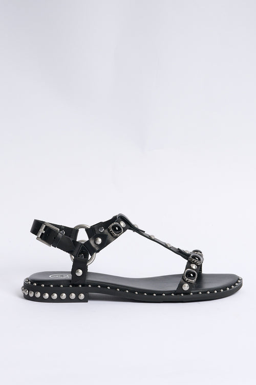 Ash Sandalo Podium Borchie Nero Donna