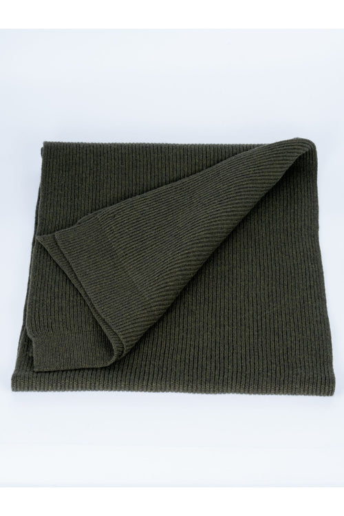 Fay Men's Olive Green Archive Scarf-2