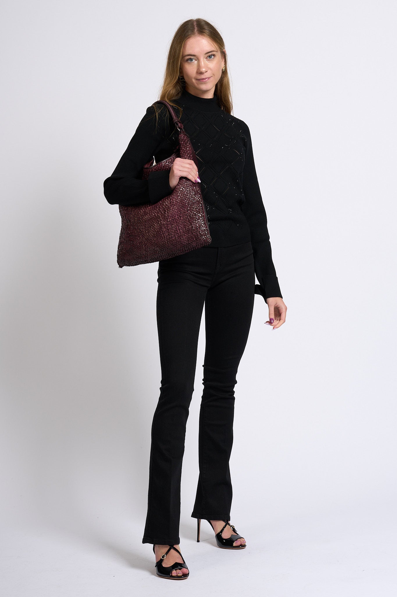 7 For All Mankind Jeans Soho Bootcut Nero Donna-7