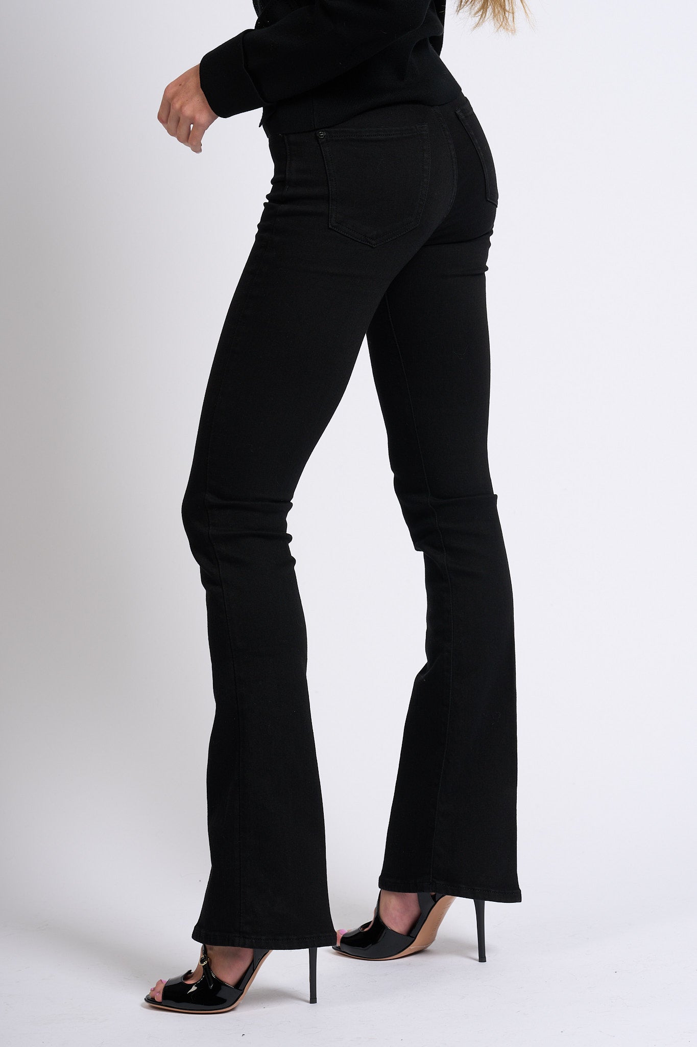 7 For All Mankind Jeans Soho Bootcut Nero Donna-3
