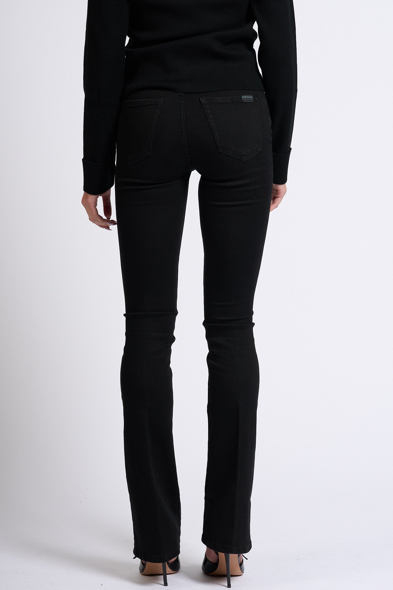 7 For All Mankind Jeans Soho Bootcut Nero Donna-6