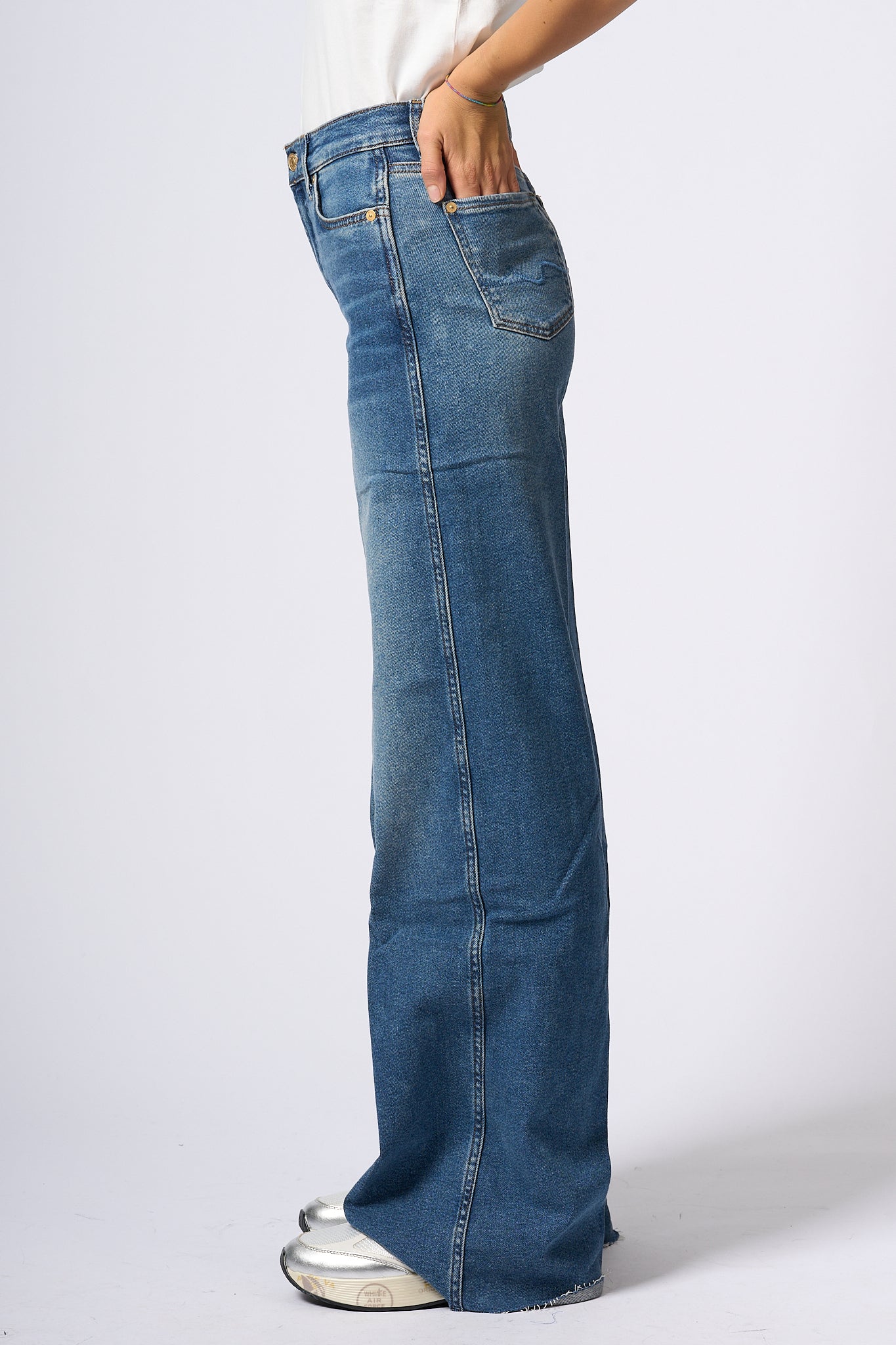 7 For All Mankind Lotta Luxe Vintage Medium Blue Women-3