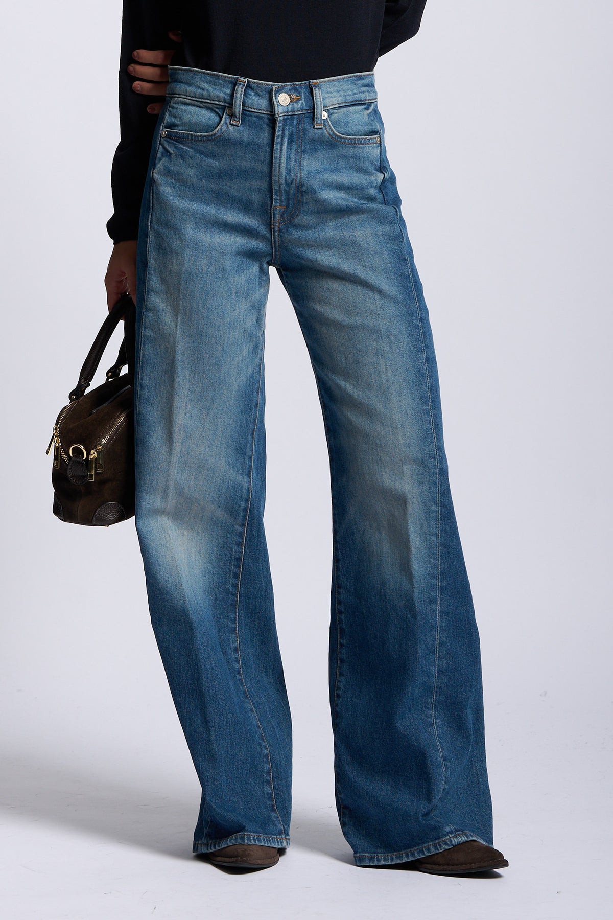 7 for all mankind Jeans Lotta Tailorless donna denim blu-3