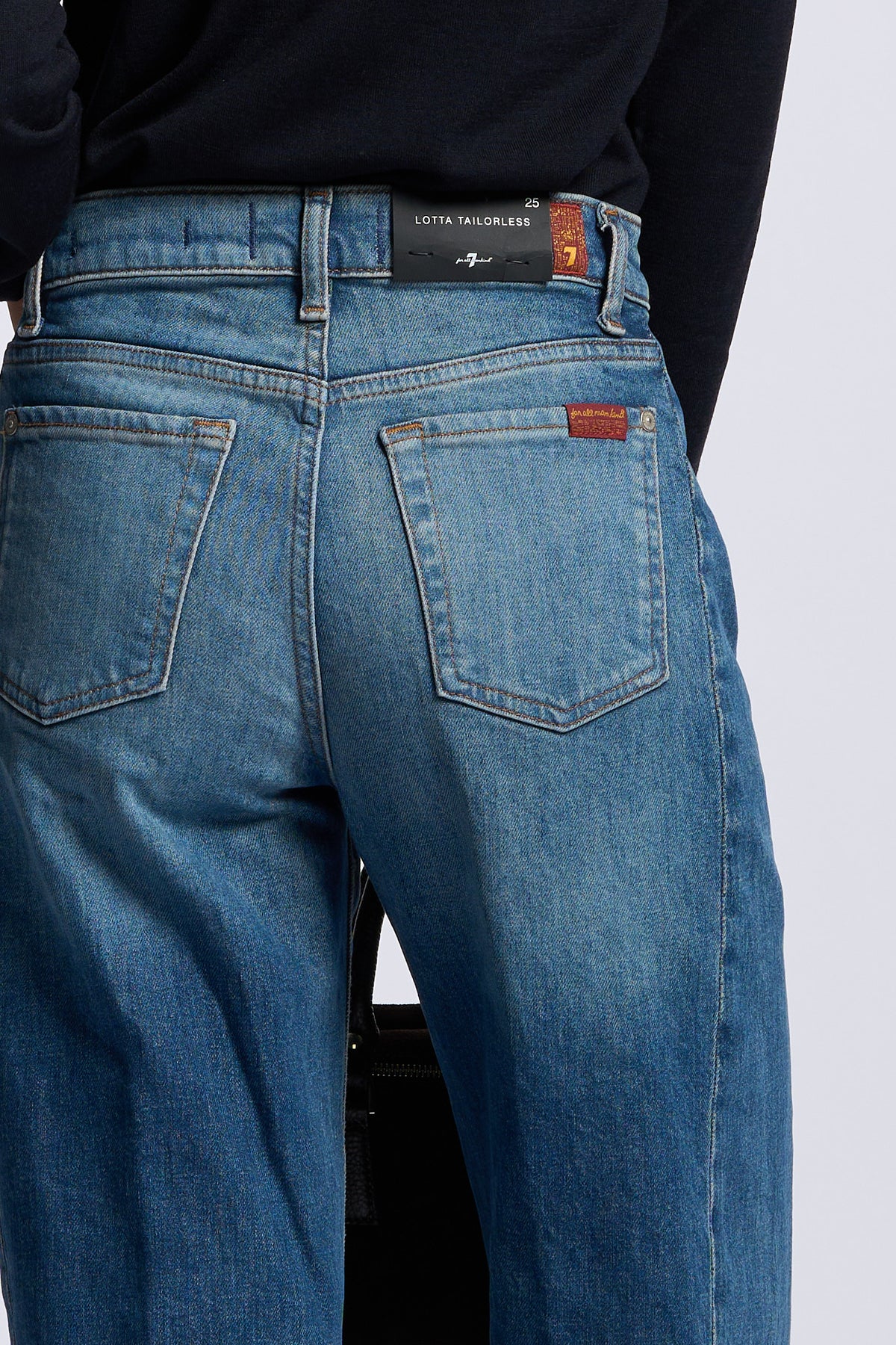 7 for all mankind Jeans Lotta Tailorless donna denim blu-7