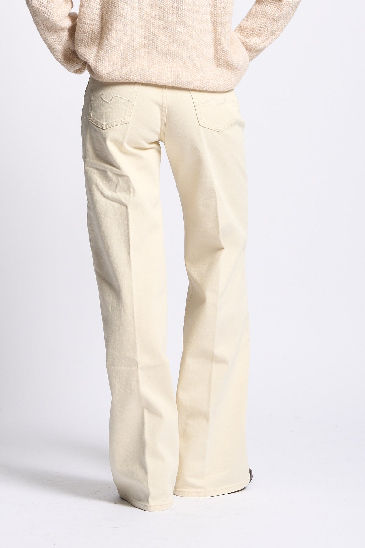 7 for all mankind donna Jeans Lotta Tailorless Moondust Sabbia-3